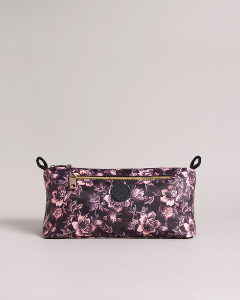 <P>Glitched Floral Large Nylon Washbag</P>
